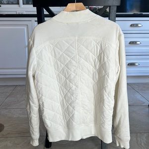 GoodMan Mens Ivory sweater jacket in size small. Fits true to size.